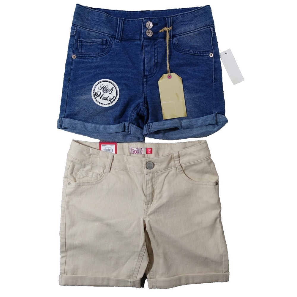 Lot of 2 Shorts Girls size 10 Brand Vanilla Star SO NWT